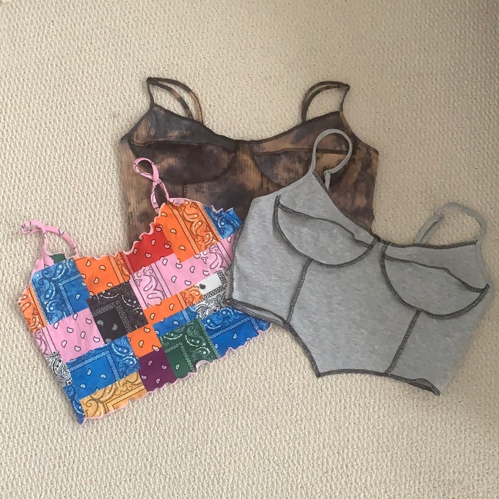 SHEIN crop tank top bundle